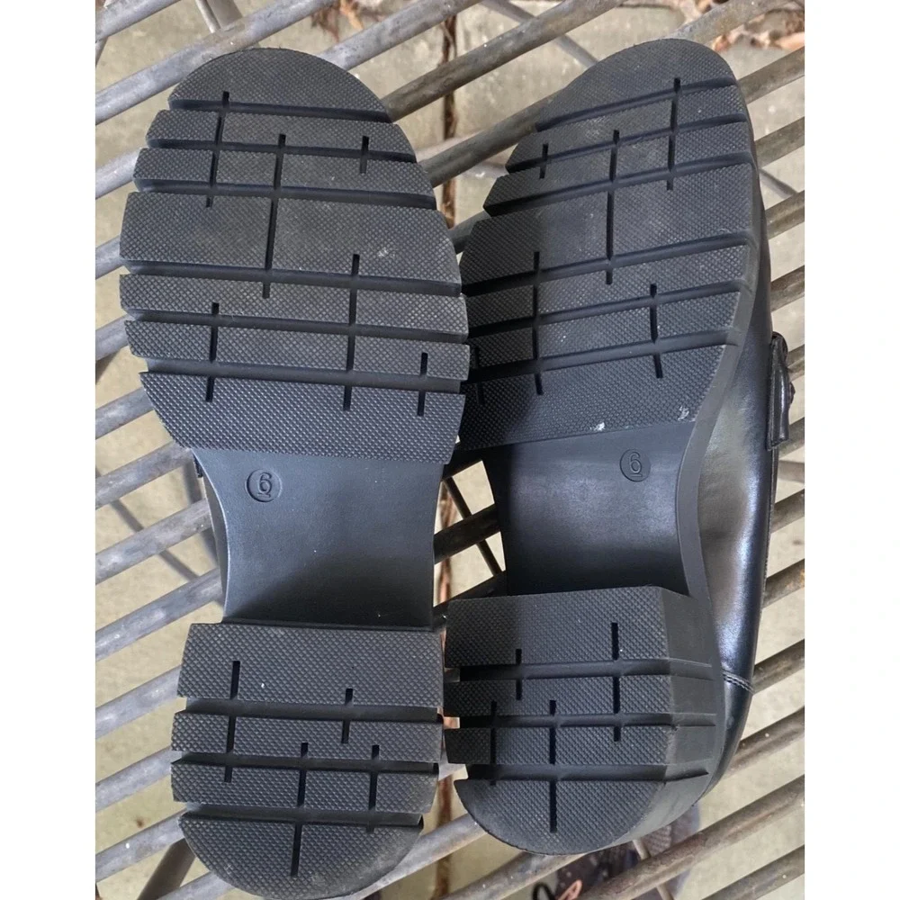 Michael Shannon Emilia Loafers Shoes 6M‎  Black Chunky Platform Whimsigoth y2K